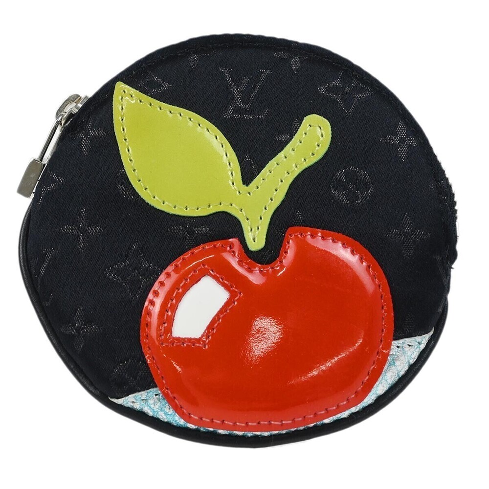 Louis Vuitton Round Coin Purse Limited Edition Monogram Silk